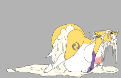 Renamon's facefuck