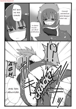 [Black Megane Kenkyuujou] Lamia ni Marunomi Sareru dake no Hon [Spanish] [bananare22] page 6