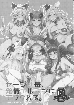 (SC2016 Summer) [Inariya (Inari)] Sage Danchou, Hatsujou Elune ni Mofurareru. (Granblue Fantasy) [English] [Anomalous Raven] page 2